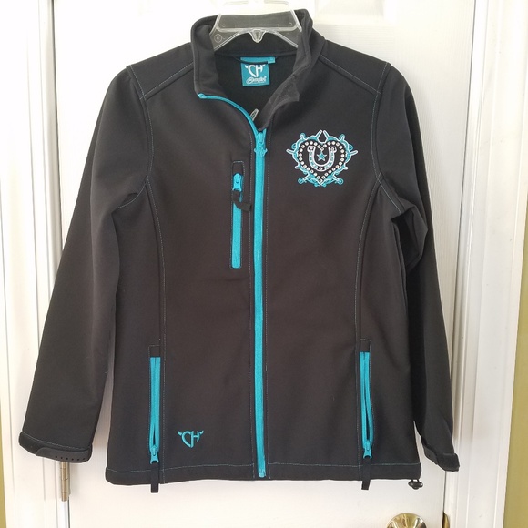 Cowgirl Hardware Rhinestone Horseshoe Jacket - Picture 3 of 8